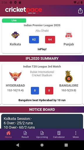 Live Line - Cricketpace screenshot 1