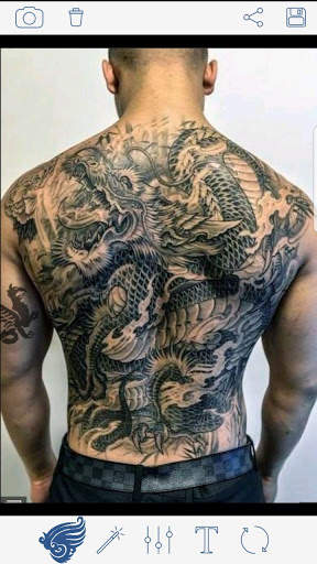 Camera Tattoo My Photo Editor screenshot 1