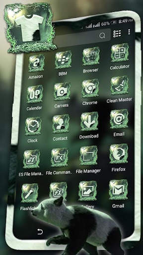 Panda Forest Launcher Theme screenshot 2