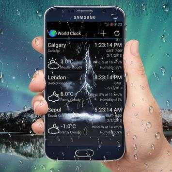 World Clock & Weather Widget screenshot 1