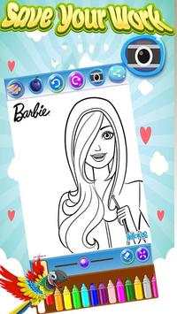 😍Princess : Coloring Games for Barbie screenshot 1