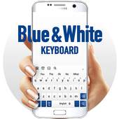 Blue White Keyboard 10001001