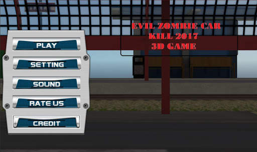 Evil Zombie Car Kill 2017 3D Game screenshot 5