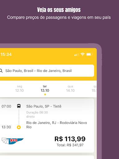 CheckMyBus: Busca e compara passagens de ônibus screenshot 14