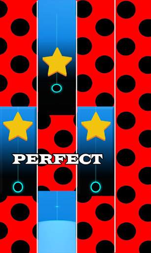 Piano Tiles Ladybug Noir 2 screenshot 4