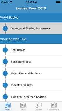 Learn Office 2016 скриншот 2