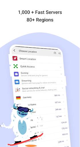Yeti Free VPN - Unlimited VPN & Fast Security VPN screenshot 6