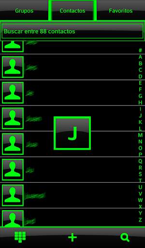 THEME BIG GREEN FOR EXDIALER screenshot 3