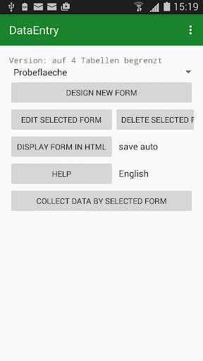 DEM - Data Entry Mobil screenshot 1