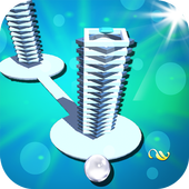 Shooter fireball 3D Stack Tower icon