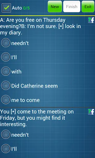 Test English Grammar II (Free) screenshot 1