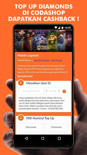 Codashop - Top Up Games & Cara Bayar Coda Shop screenshot 3