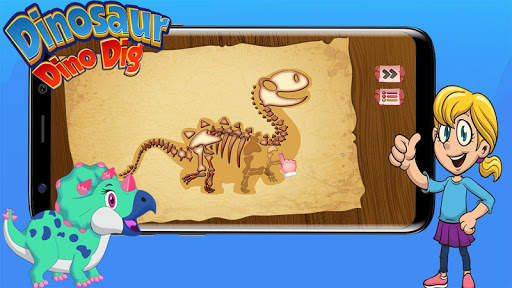 Digging Games Dinosaurs Bones screenshot 1