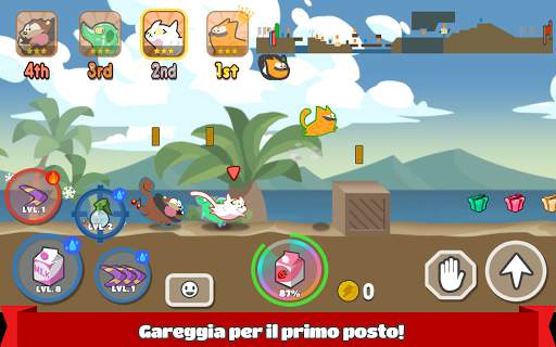 Pets Race - Gioco Multiplayer PvP Online di Corsa screenshot 1