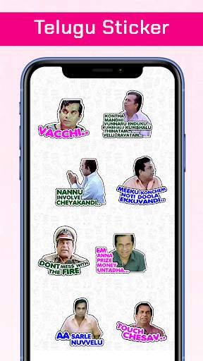 Telugu Stickers for whatsapp - Telugu WAStickerApp screenshot 6