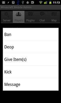 Mobile Admin for Minecraft screenshot 2