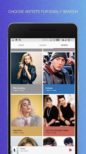 Oreo  Music Player 2 تصوير الشاشة
