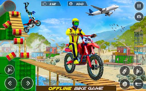 Bike Stunt Drive & Racing Game screenshot 1