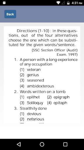 SSC English Language 1999-17 Solved Papers screenshot 5