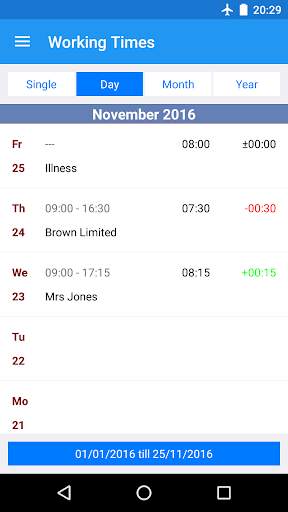 Eomagis Time Tracking скриншот 3
