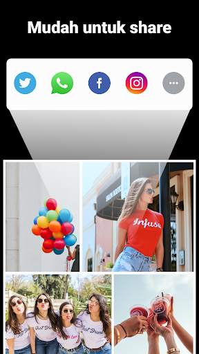 Pembuat Gabungan Foto - Gabungkan gambar & layout screenshot 5