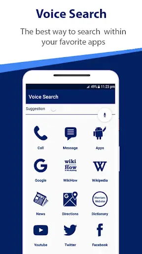 Voice Search - Search by Speaking 1 تصوير الشاشة