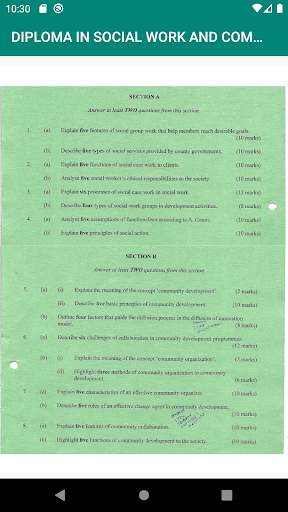 DIPLOMA IN SOCIAL WORK AND COMMUNITY DEVELOPMENT screenshot 6