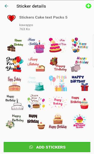 Stickers Happy Birthday For WhatsApp screenshot 7