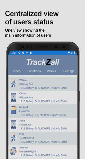 TrackZall - Family Locator & Safety: alert, video screenshot 6