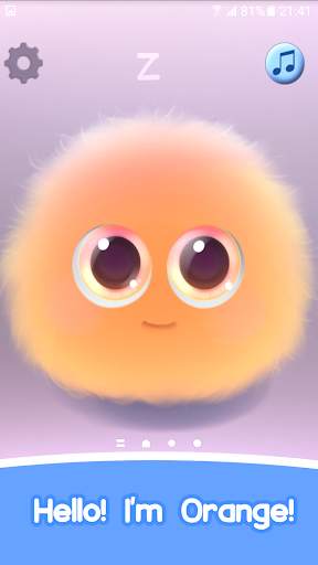 Fluffy Orange Live Wallpaper screenshot 1