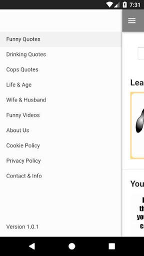 Funny Quotes App 2020 screenshot 3