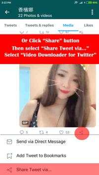 Baixe vídeos do Twitter screenshot 3