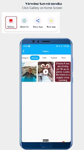 All Social Media Status Saver In One -Status Saver स्क्रीनशॉट 10