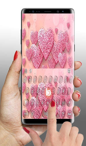 Heart Glitter Sparkling keyboard screenshot 5