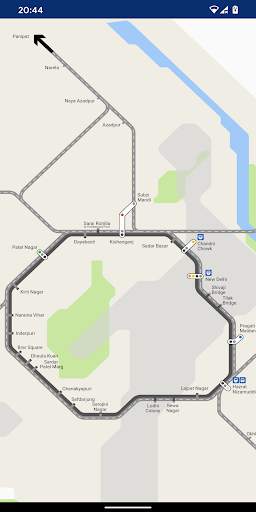 Delhi Metro Map (Offline) 4 تصوير الشاشة