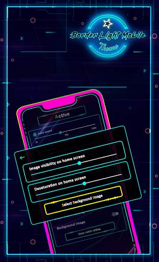 Edge Border Light - Borderlight Live Wallpaper screenshot 1