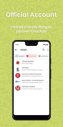 ChatAja - Indonesia Messenger & Lifestyle App screenshot 4
