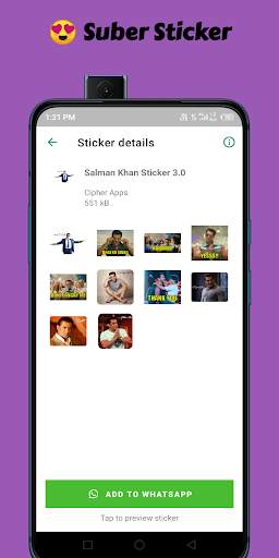 Salman Khan Sticker for WA screenshot 2