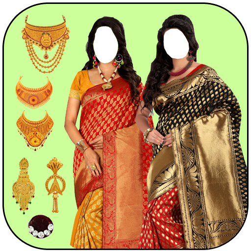 Women Sarees Photo Montage App Free icon