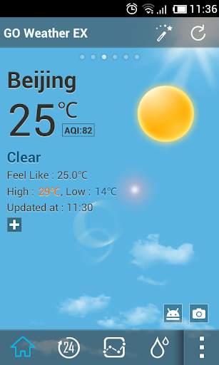 Default Dynamic1.0 GOWeatherEX screenshot 1