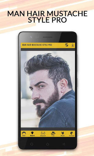 Man Hair Mustache Style Pro screenshot 4