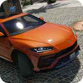 Urus Driving Lamborghini logo