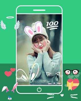 Cat Face Photo Filter - Frame 2 تصوير الشاشة