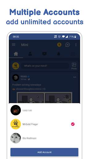 Mini for Facebook - Mini Social screenshot 4