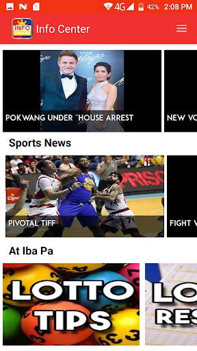 Info Center screenshot 2