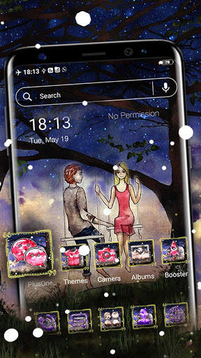 Lover Swing Tree Launcher Theme screenshot 1