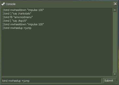 CS 1.6 codes, commands, cheats screenshot 1