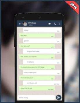 Chat Messenger With BTS Suga screenshot 3