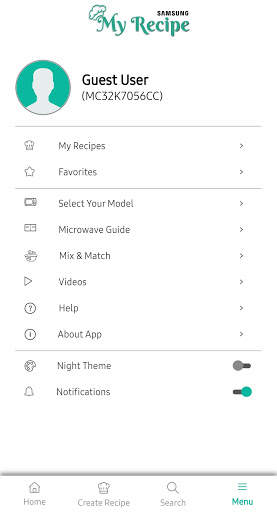 Samsung My Recipe screenshot 6