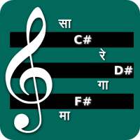 Sargam and Western Piano Notes logo